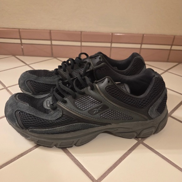 Reebok Premier Trinity Mens Running Shoes Black Grey 1000200060 Size 10.5